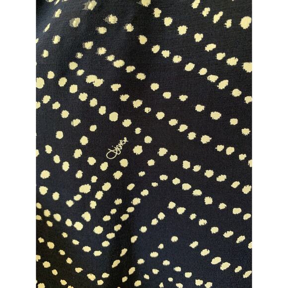 Diane Von Furstenberg DVF Eva Jumpsuit Small Blue Polka Dot Silk Sleeveless - Picture 7 of 16